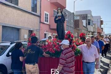  Santa Rita llena de fervor las calles del pueblo de Ojos de Garza/Francisco Javier Santana.